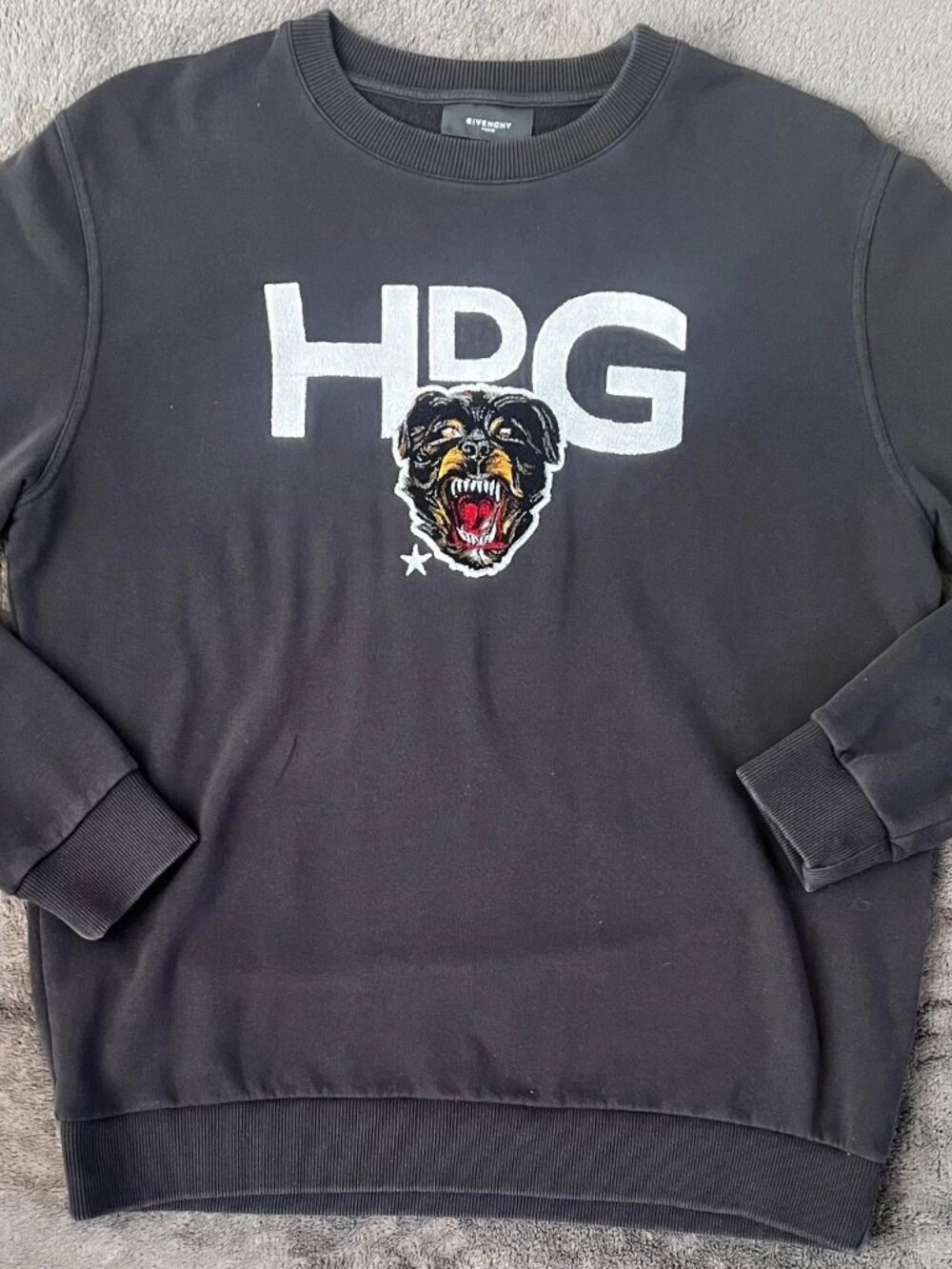 Givenchy HDG Rottweiler Sweatshirt XL Black 13S 7333 653